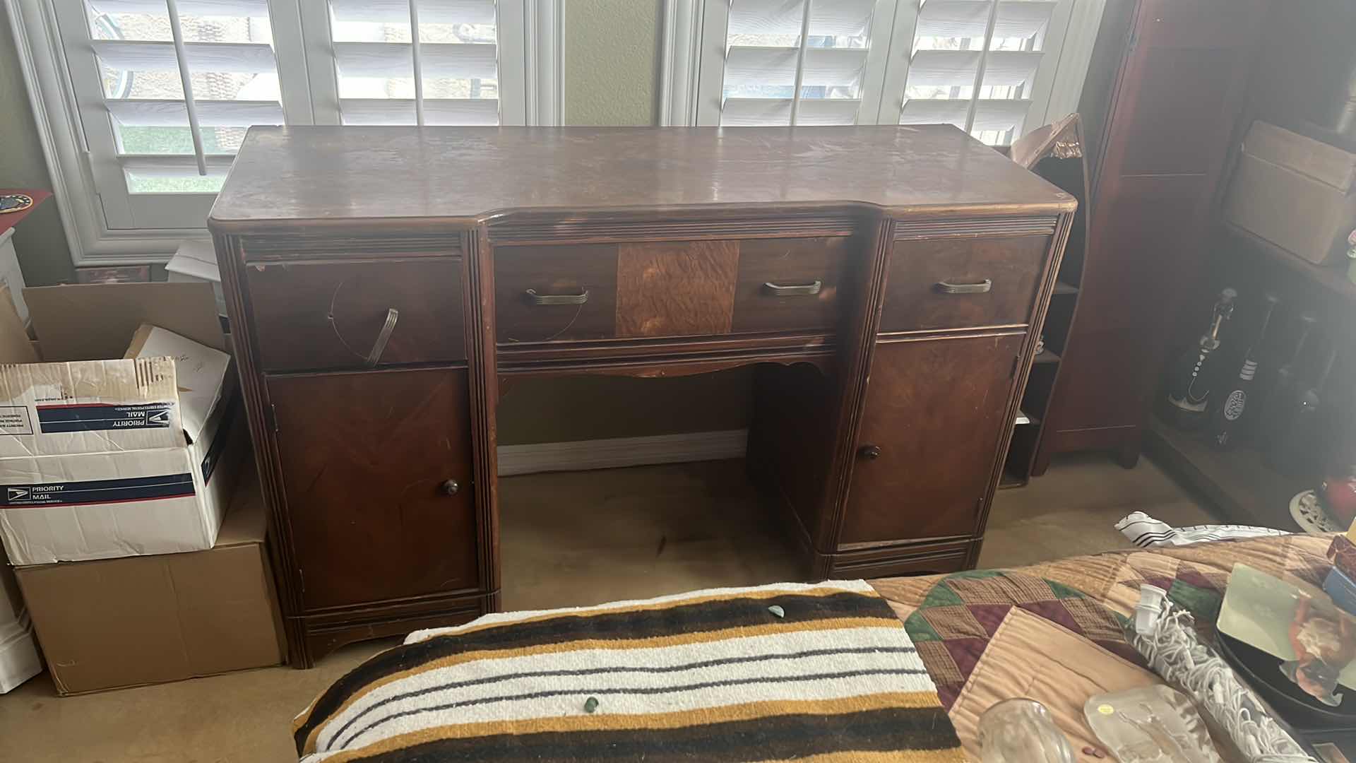 Photo 6 of ANTIQUE MAHOGANY DRESSER 55” x19” H39”