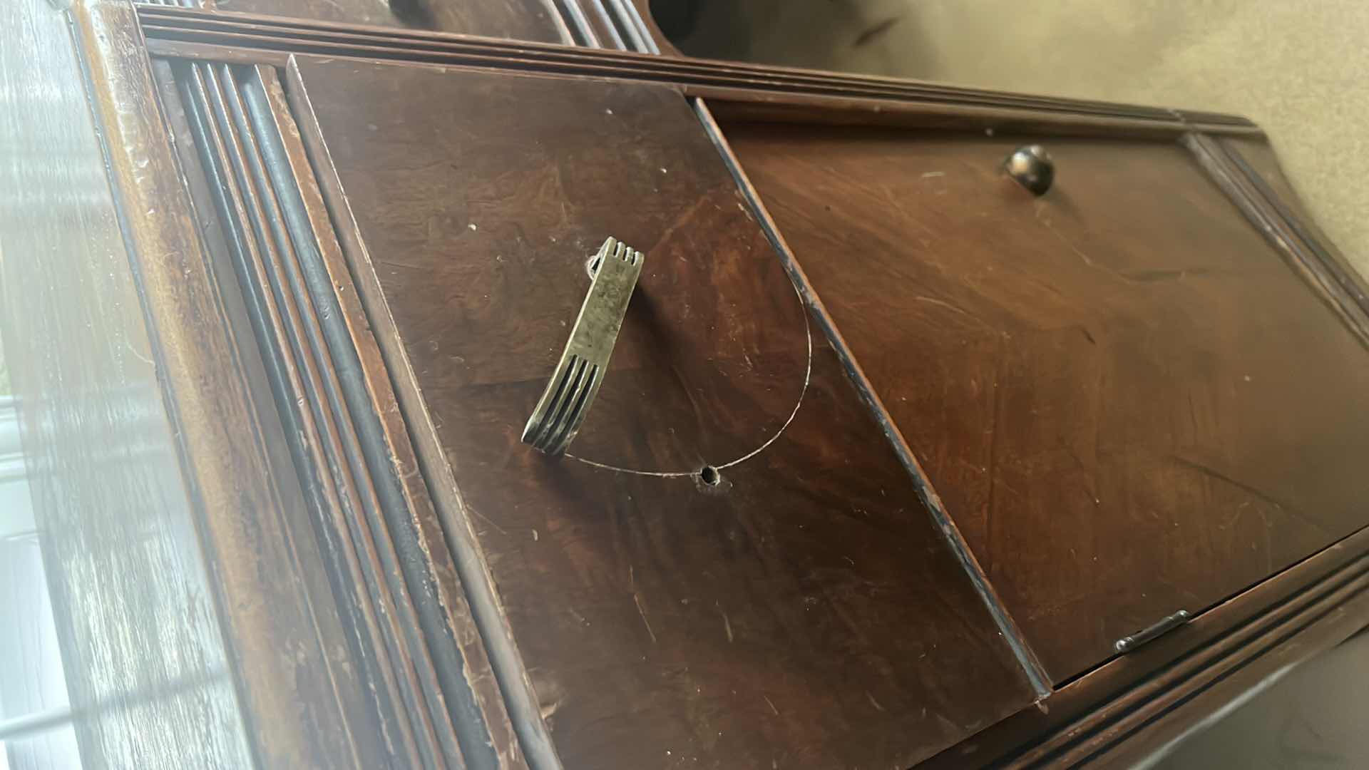 Photo 4 of ANTIQUE MAHOGANY DRESSER 55” x19” H39”