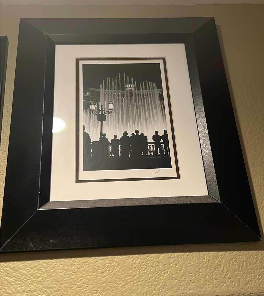 Photo 1 of 2-BLACK FRAMED “CASINO” ARTWORK  20” x 13”