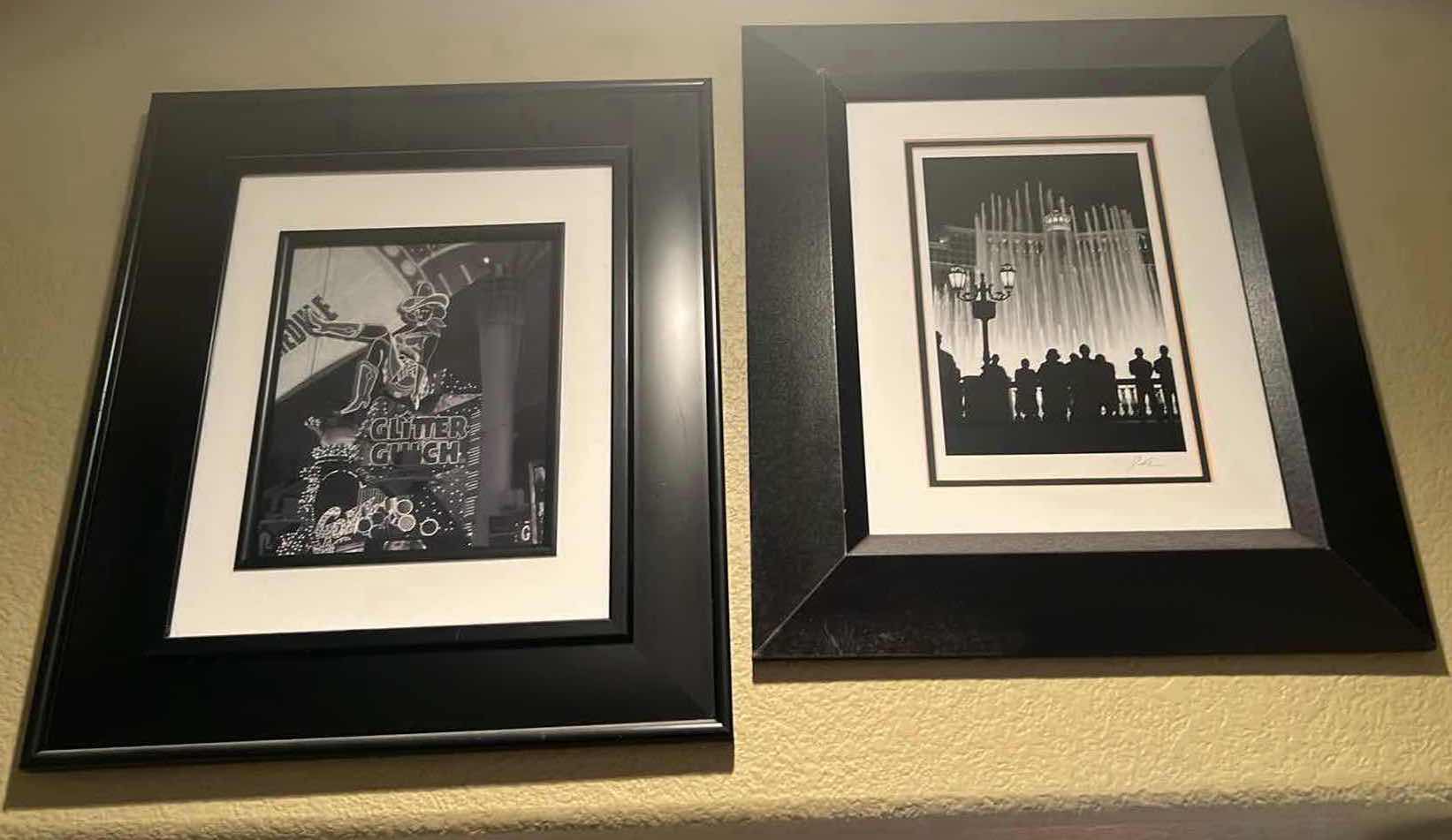 Photo 1 of 2-BLACK FRAMED “CASINO” ARTWORK  20” x 13”