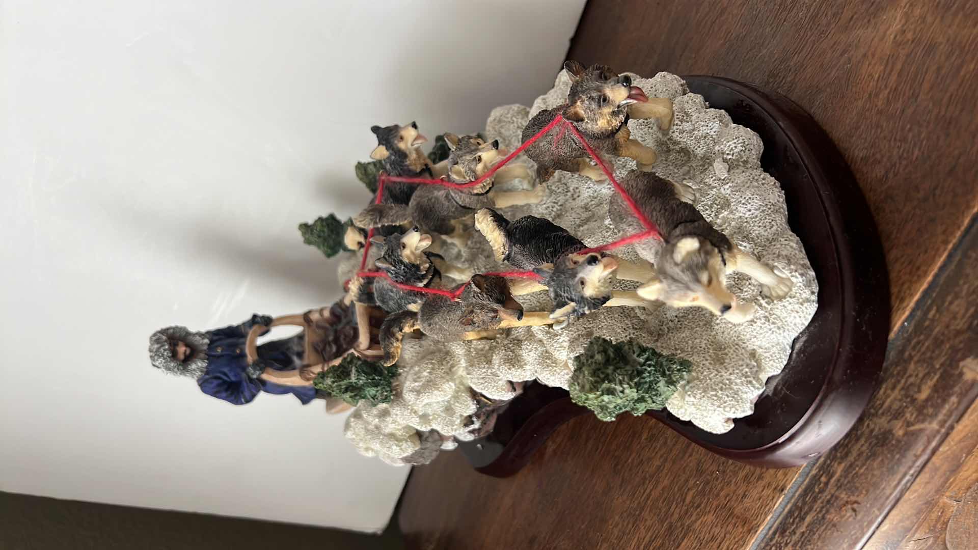 Photo 1 of DOG SLED COLLECTIBLE FIGURINE W13” H8”