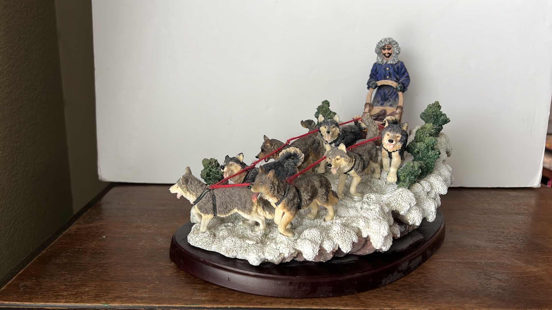 Photo 1 of DOG SLED COLLECTIBLE FIGURINE W13” H8”