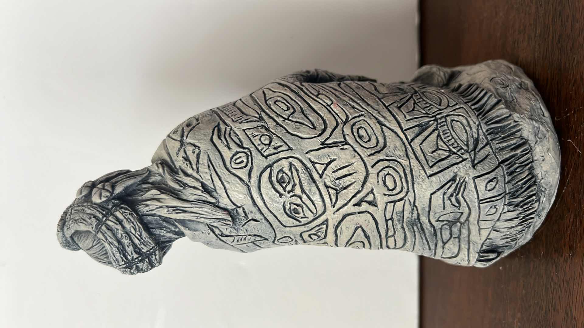 Photo 2 of ALASKA HAND-CRAFTED GLACIAL ICE AGE SCULPTURE H7.5”