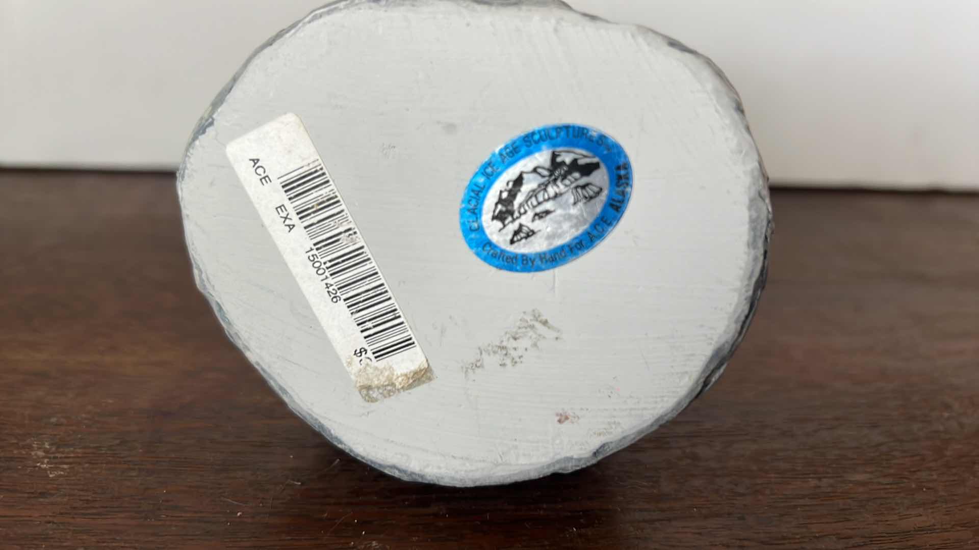 Photo 4 of ALASKA HAND-CRAFTED GLACIAL ICE AGE SCULPTURE H7.5”