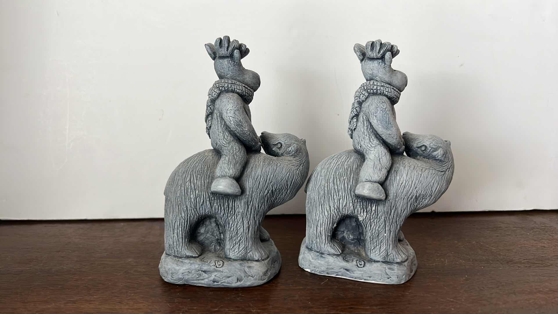 Photo 2 of 2-ALASKA HAND-CRAFTED GLACIAL ICE AGE SCULPTURES