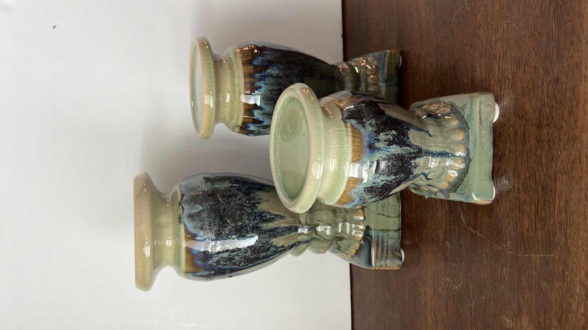 Photo 1 of 3-CERAMIC CANDLEHOLDERS