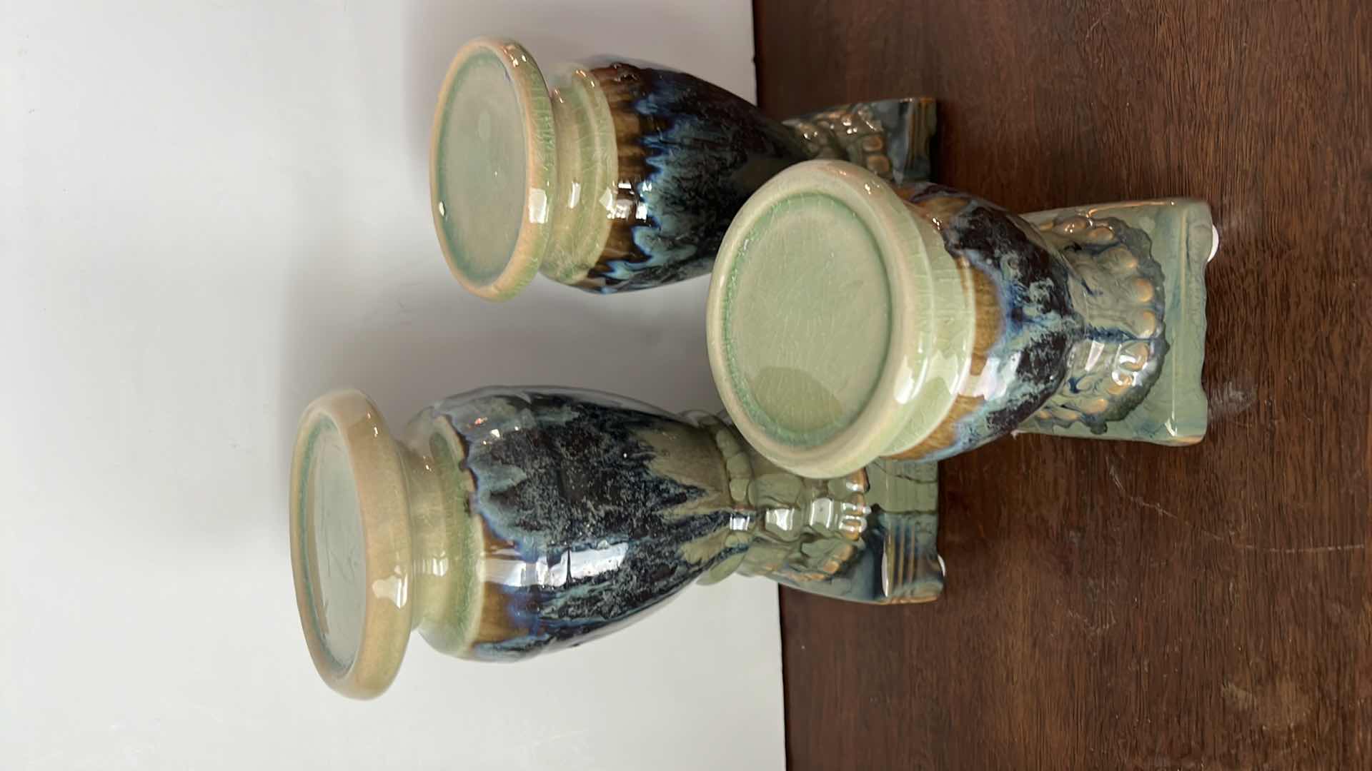 Photo 1 of 3-CERAMIC CANDLEHOLDERS