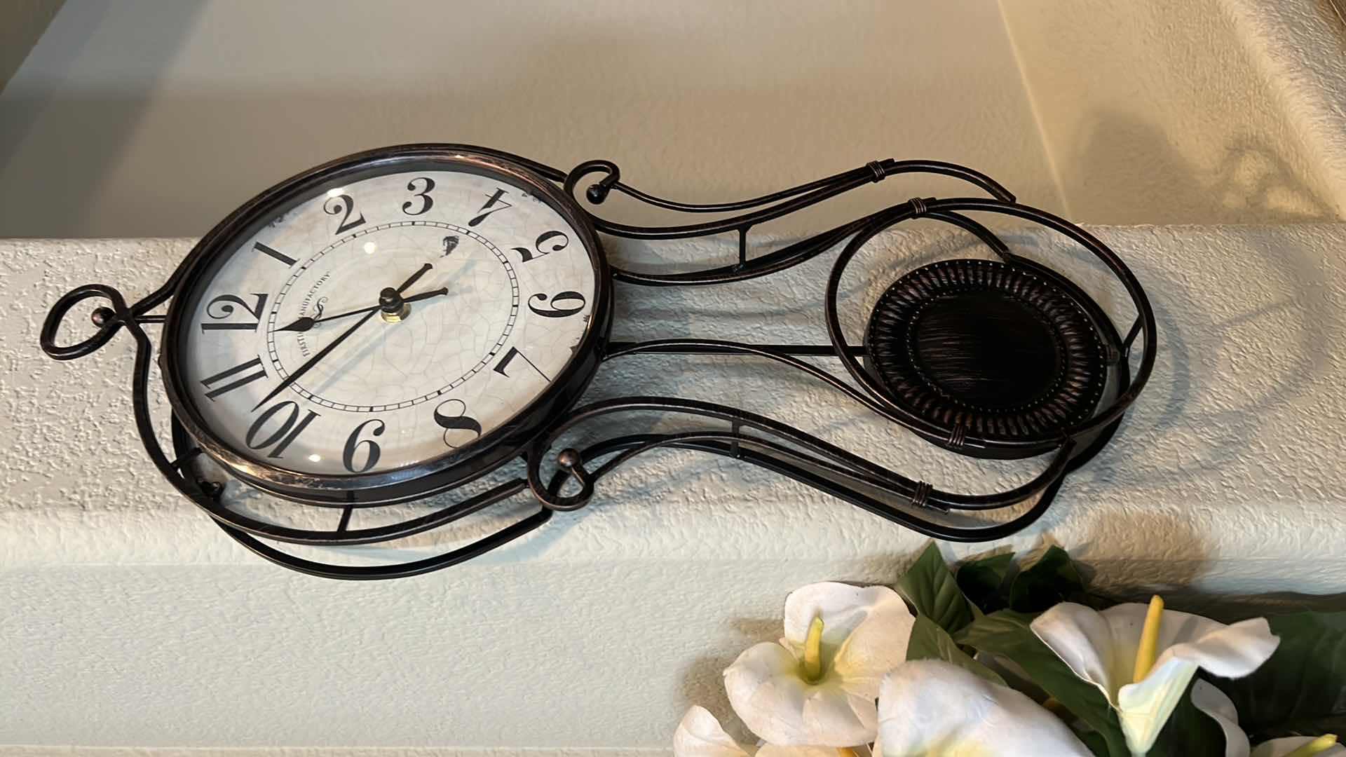 Photo 1 of METAL WALL CLOCK 10” x 20”