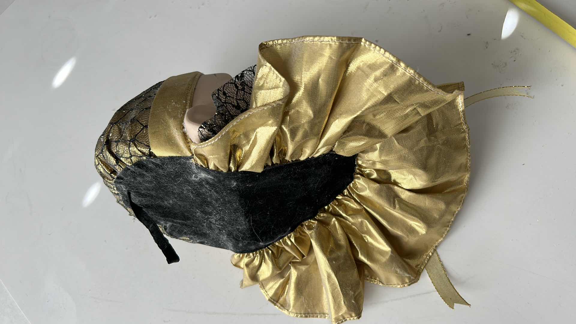 Photo 1 of PORCELAIN HANDPAINTED HARLEQUIN WALL DECOR 10” x 10”