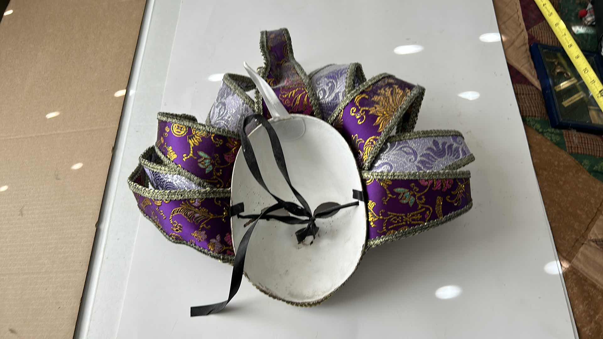 Photo 4 of VENETIAN MASQUERADE JESTER FULL FACE MASK 23” x 16”