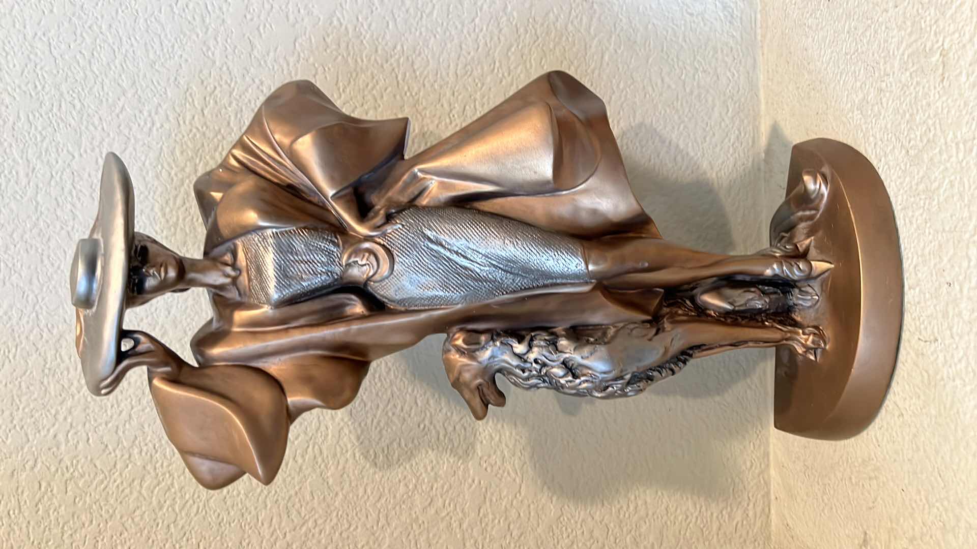 Photo 1 of RARE FASHIONABLE AUSTIN DARK SILVER BRONZE SCULPTURE H20” W9”