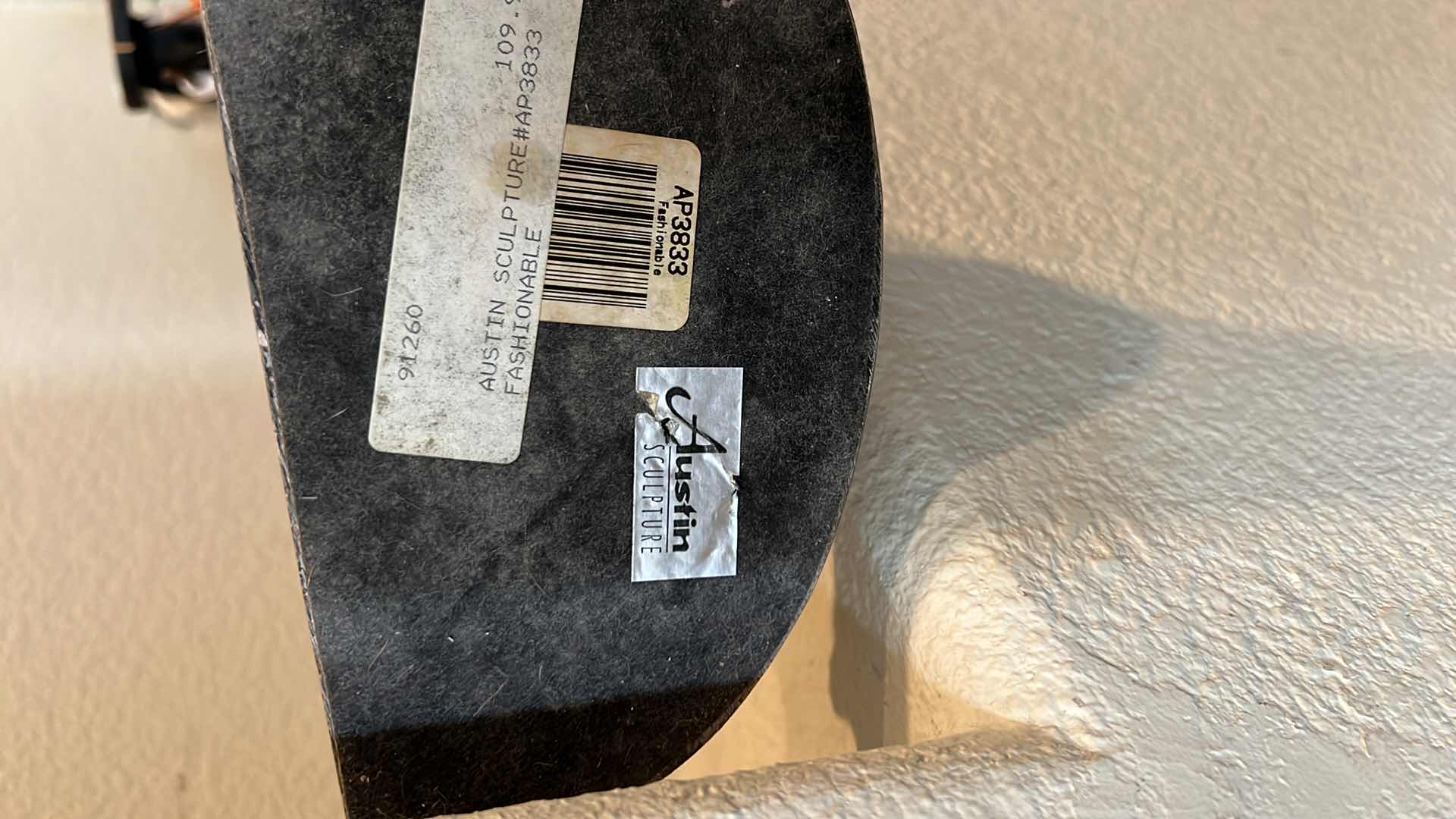 Photo 5 of RARE FASHIONABLE AUSTIN DARK SILVER BRONZE SCULPTURE H20” W9”