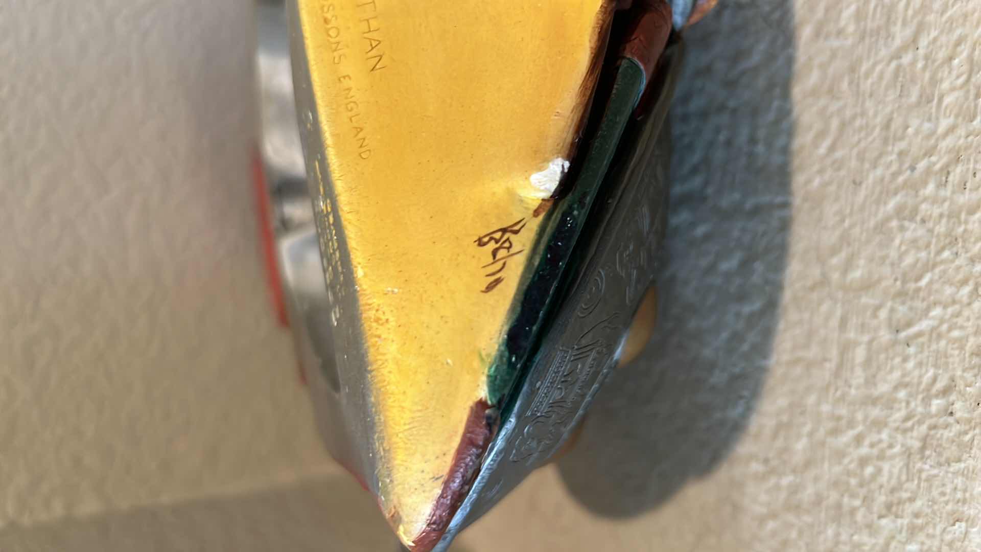 Photo 1 of VINTAGE 1967 BOSSONS "PATHAN WARRIOR"  BUST WALL PLAQUE  H11” x 9”