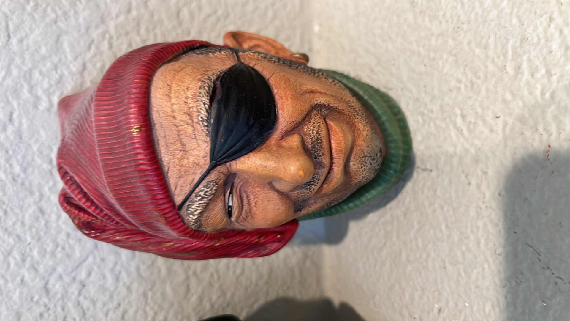 Photo 3 of 2-VINTAGE BOSSONS "THE SMUGGLER & JOCK CHALKWARE WALL PLAQUES H5”