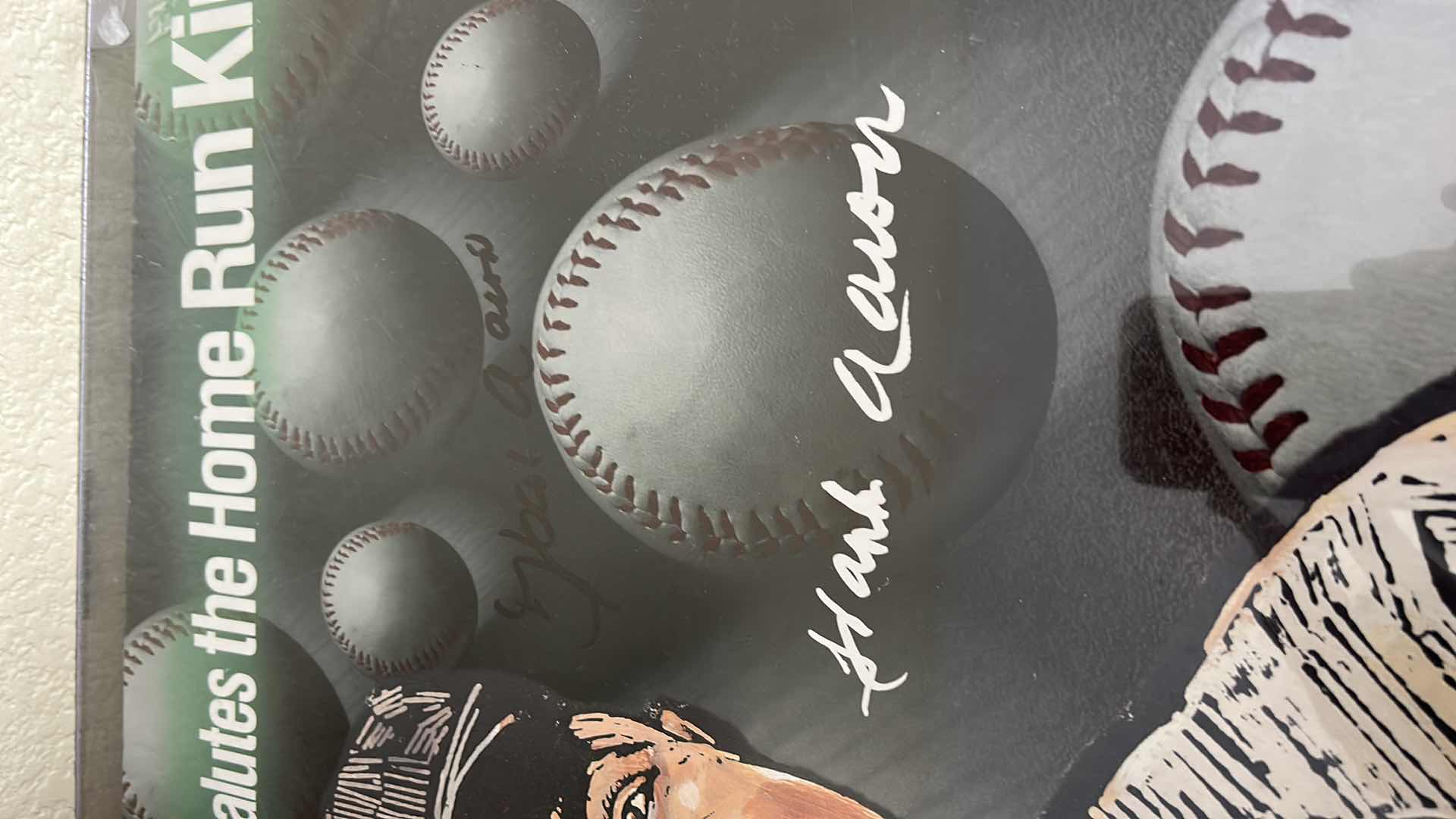 View 4 of BASEBALL COLLECTIBLES - HANK AARON SIGNED COORS POSTER  20" X  25" AND DARREN DAULTON MATTED PHOTO