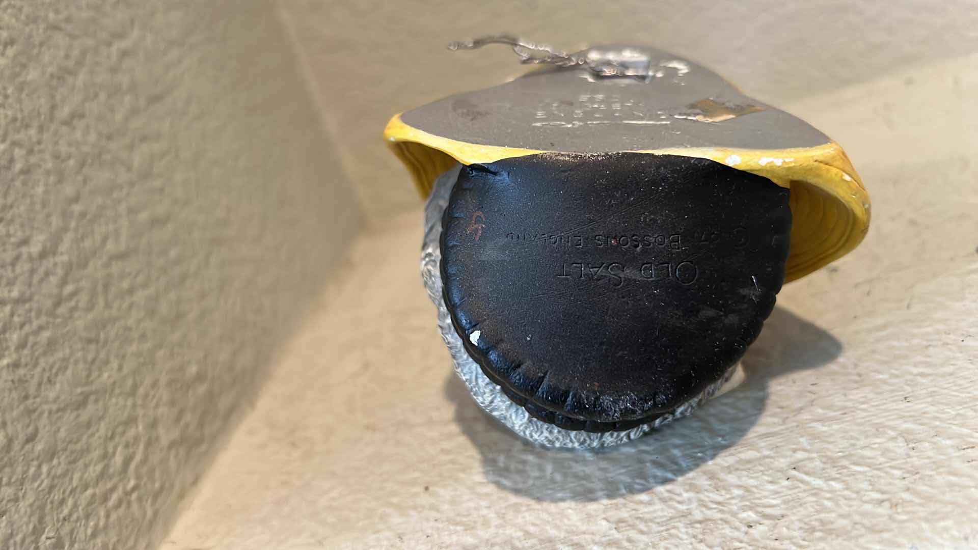 Photo 1 of 2-BOSSONS "SARAH GAMP & OLD SALT"  CHALKWARE WALL PLAQUES-ENGLAND H5”