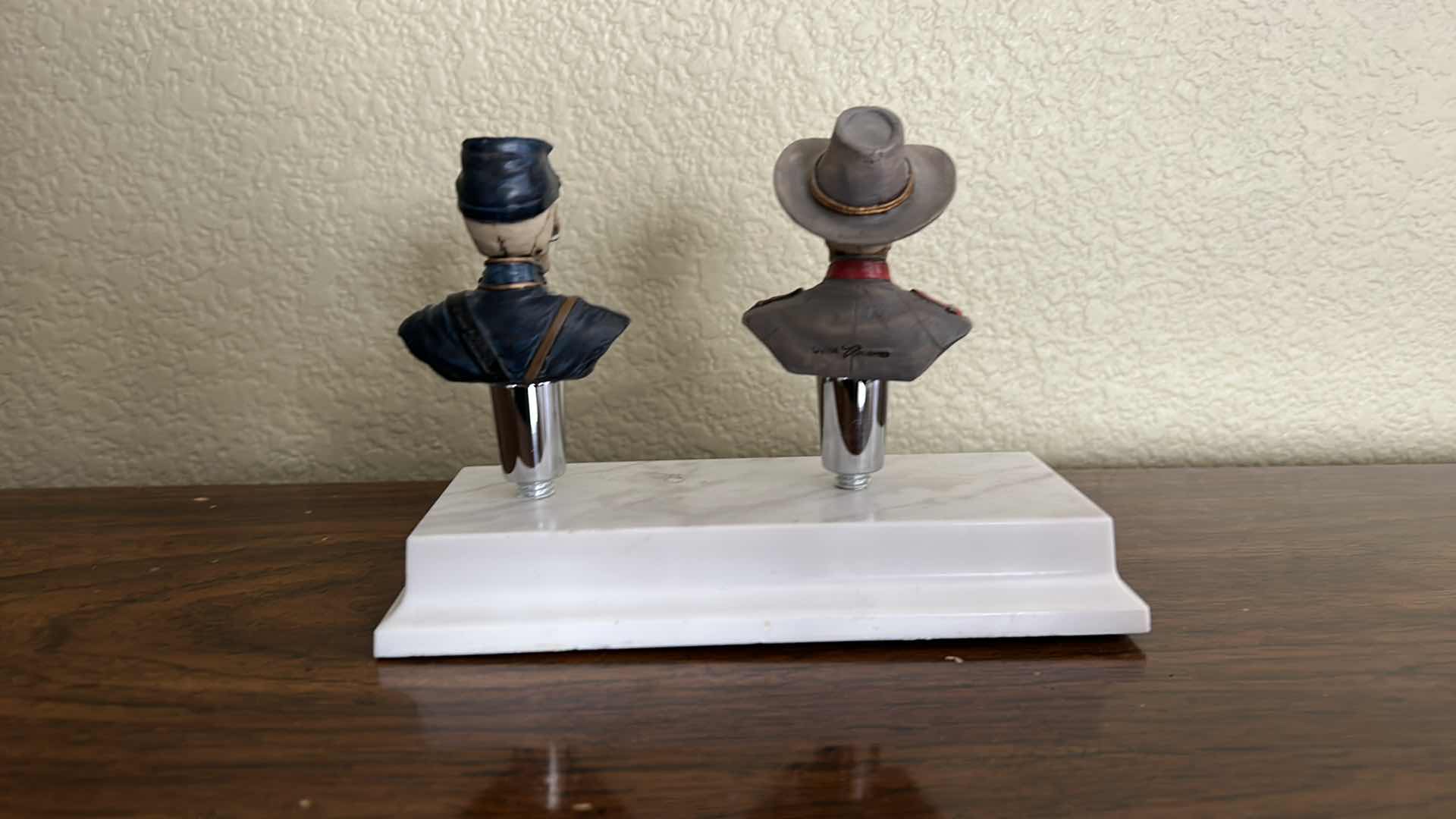 Photo 5 of HOME DECOR - MILITARY SKULLS ON STAND ( STAND WITH SKULLS MEASURES 7” x 4” x 4 1/2”