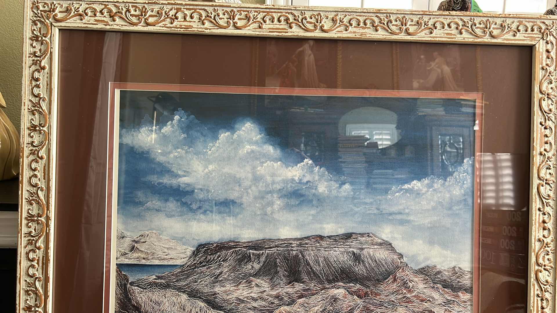 Photo 1 of SIGNED NUMBERED, “THEN CAME 400” BY RICK W. HARLOW 131250 FRAMED ARTWORK 33” x 43”