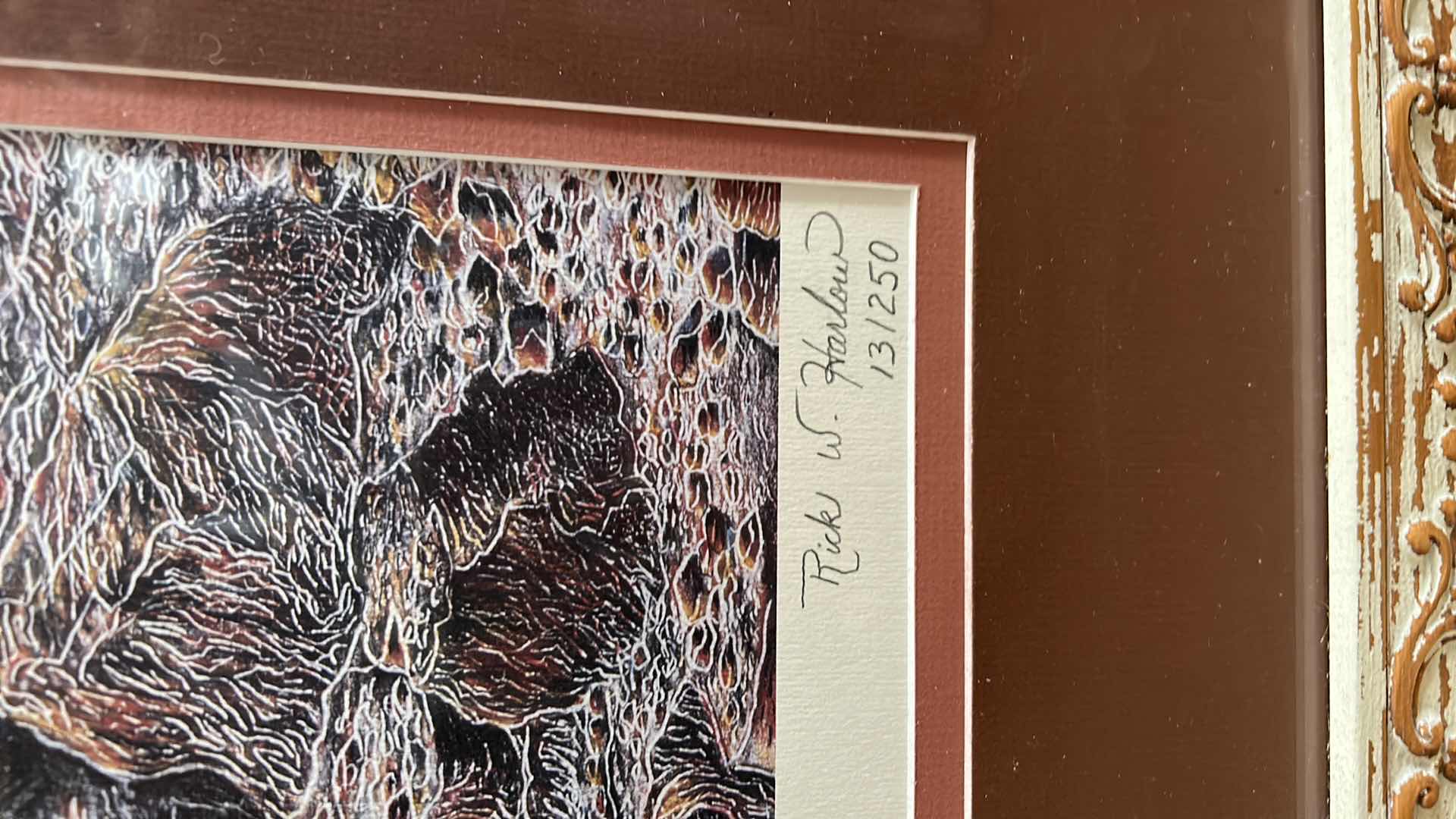 Photo 1 of SIGNED NUMBERED, “THEN CAME 400” BY RICK W. HARLOW 131250 FRAMED ARTWORK 33” x 43”