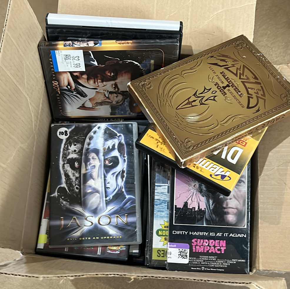 Photo 1 of BOX OF CD’S AND DVD’S