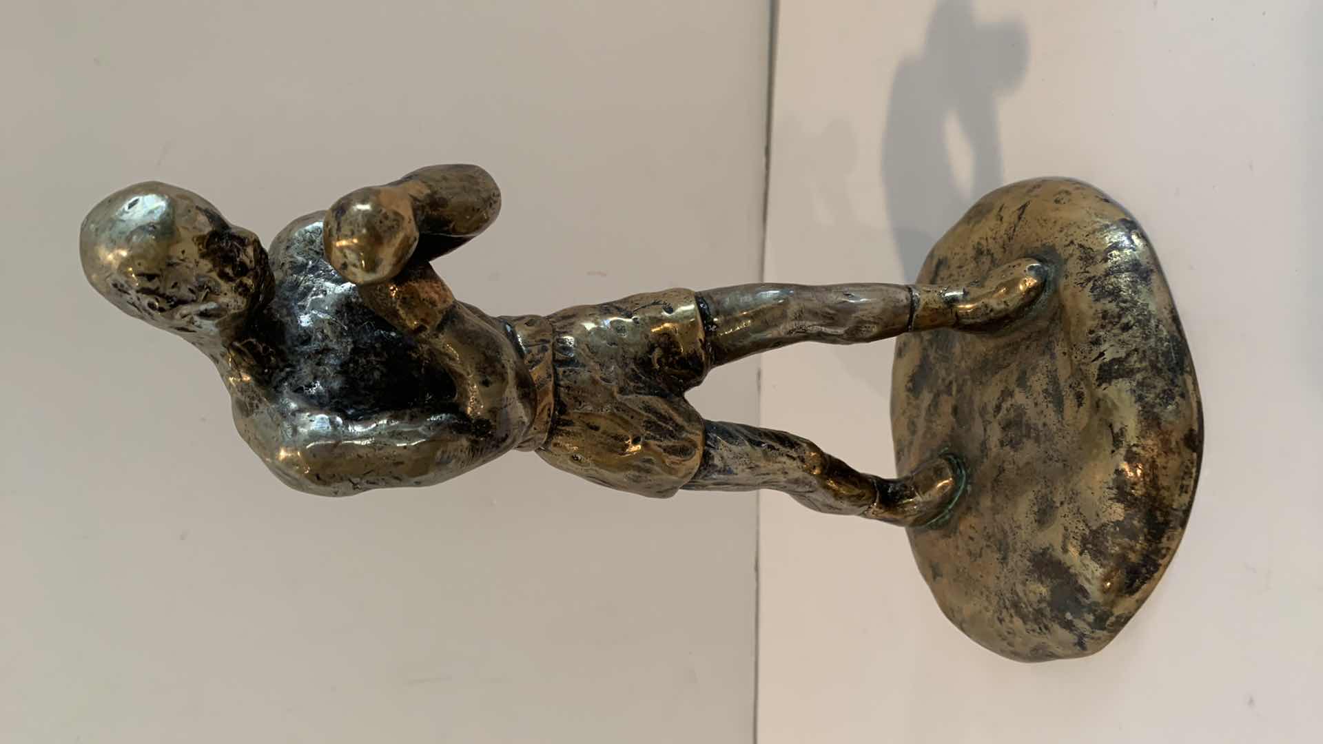 Photo 1 of BRONZE BOXING FIGURE 9 1/2” TALL