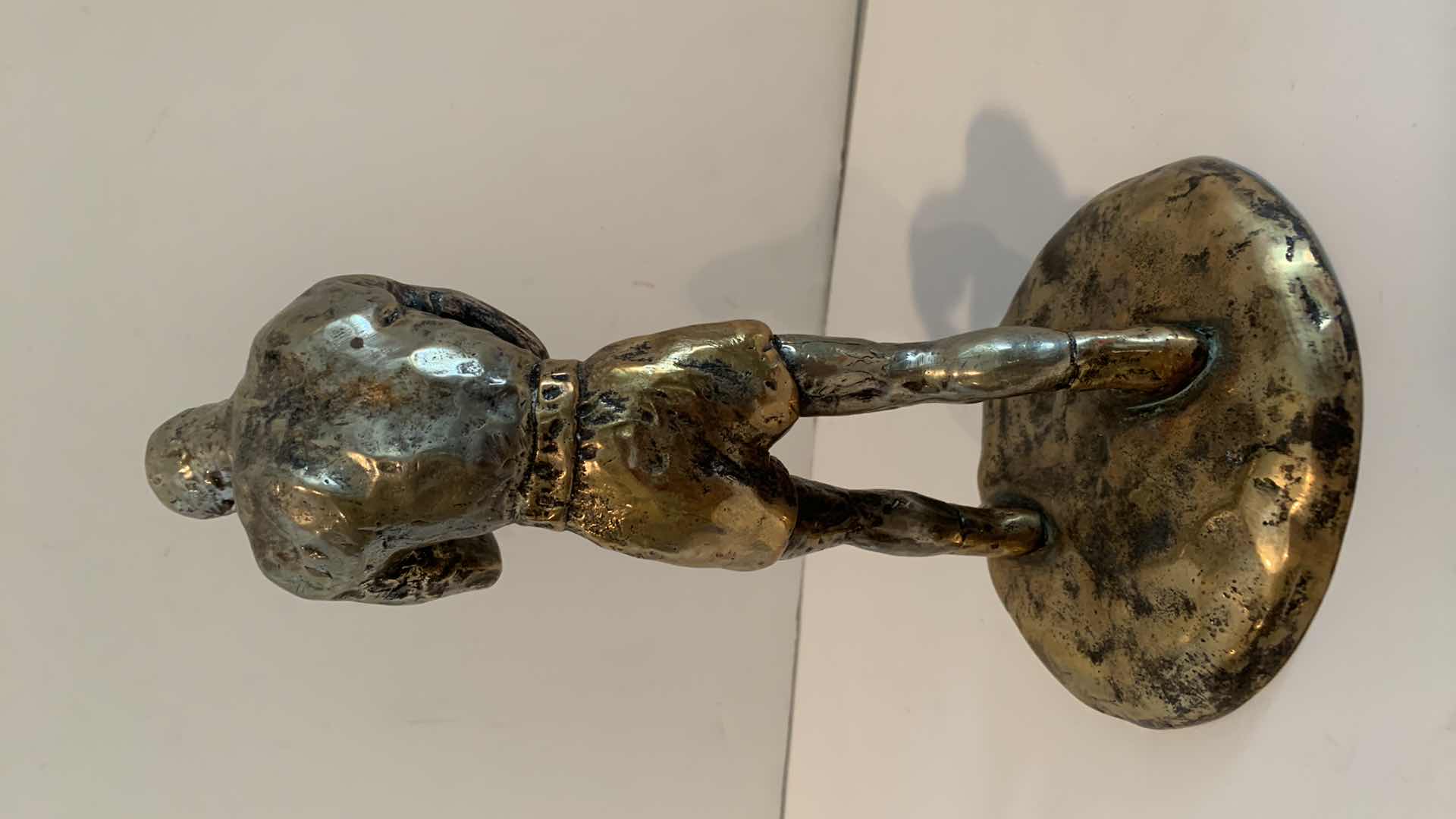 Photo 1 of BRONZE BOXING FIGURE 9 1/2” TALL