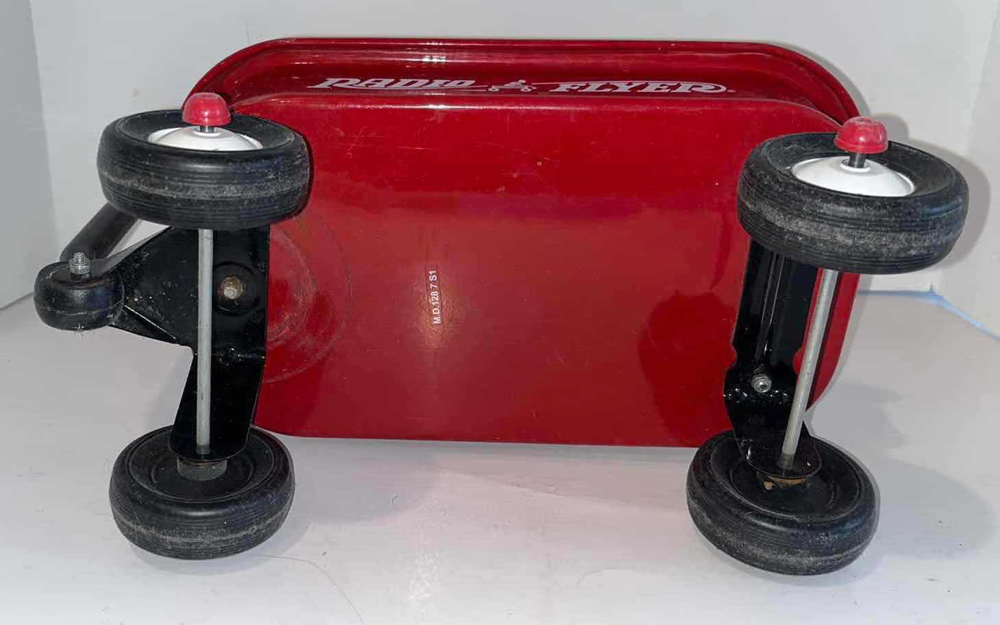 Photo 5 of MINIATURE RADIO FLYER WAGON 7.75” X 14.25” H5.25”