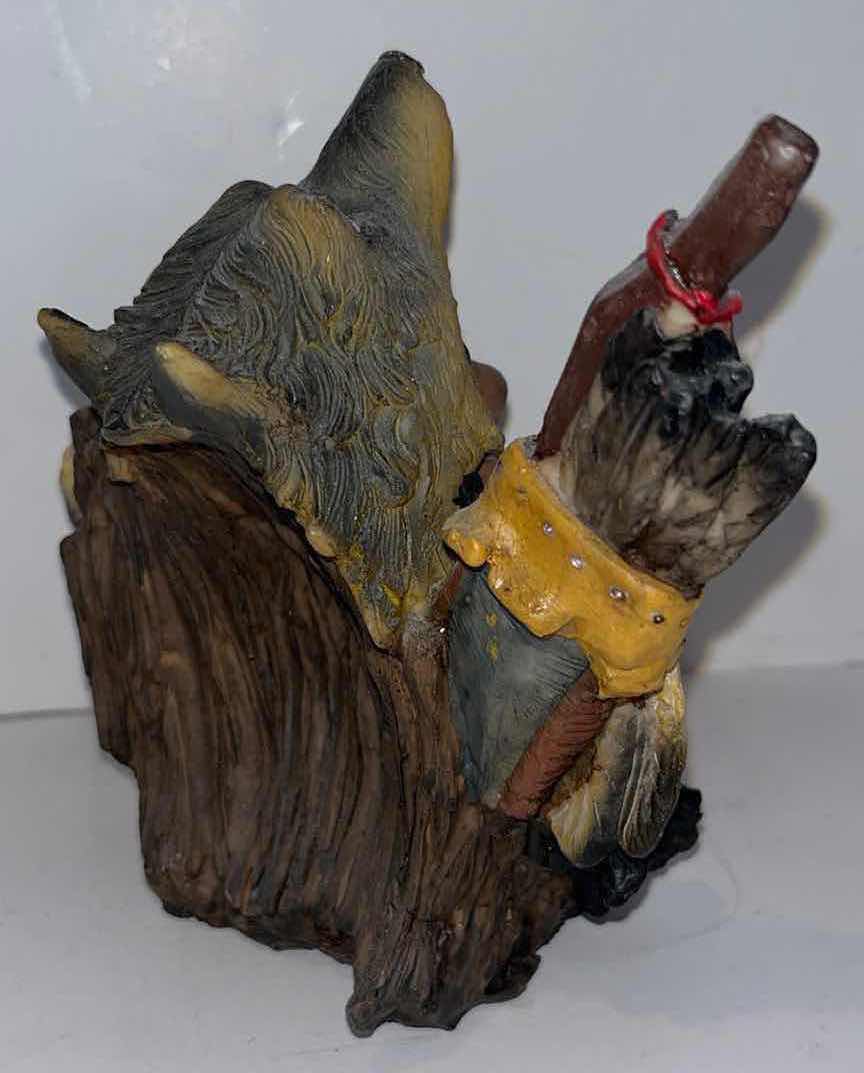 Photo 1 of 2- NATIVE AMERICAN CHIEF BUSTS (TALLEST IS 6”)