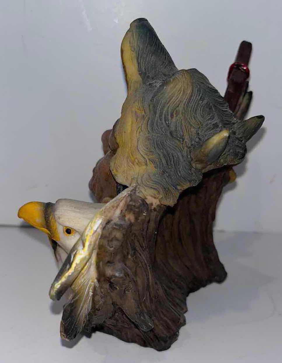 Photo 1 of 2- NATIVE AMERICAN CHIEF BUSTS (TALLEST IS 6”)