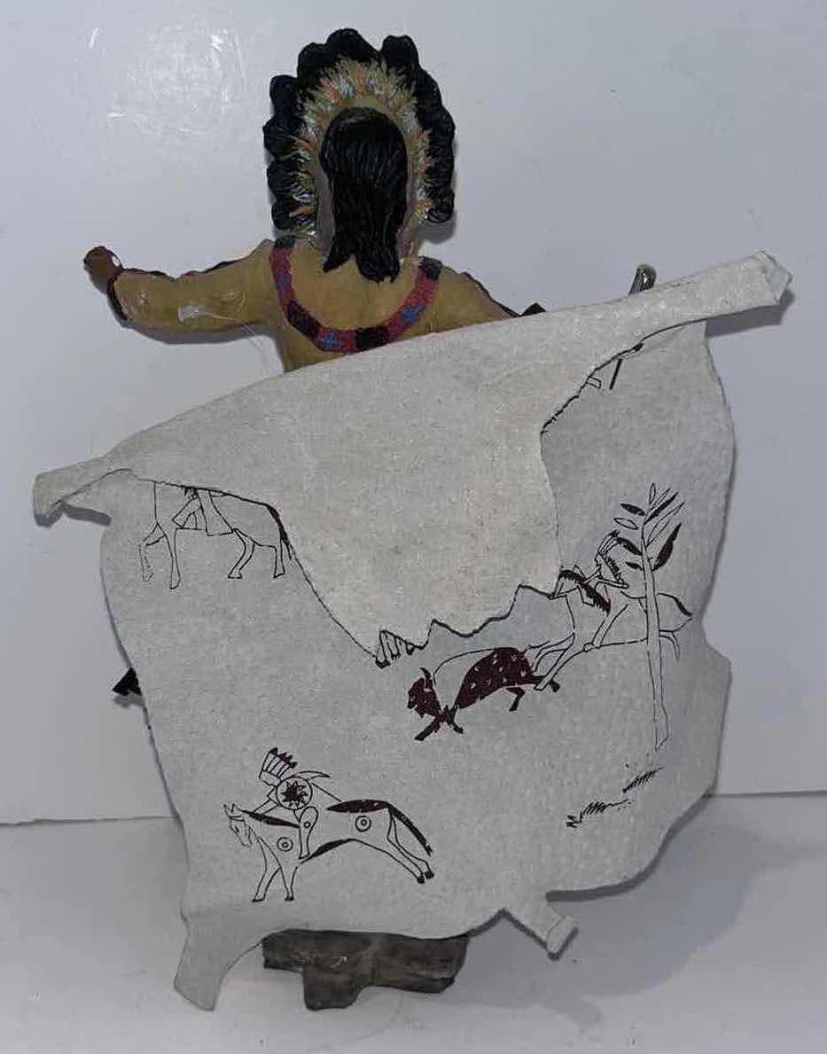 Photo 3 of INDIAN CHIEF STATUE 6.5” X 10”