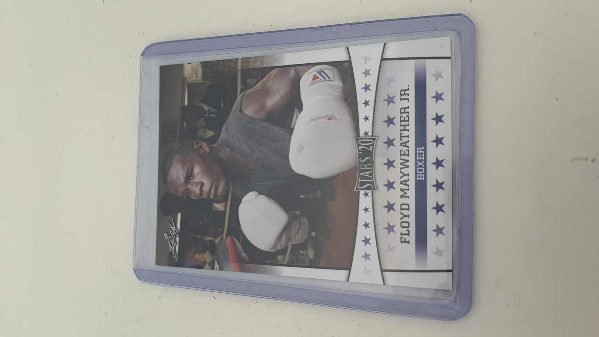 Photo 1 of FLOYD MAYWEATHER BOXING CARD LEAF 1920