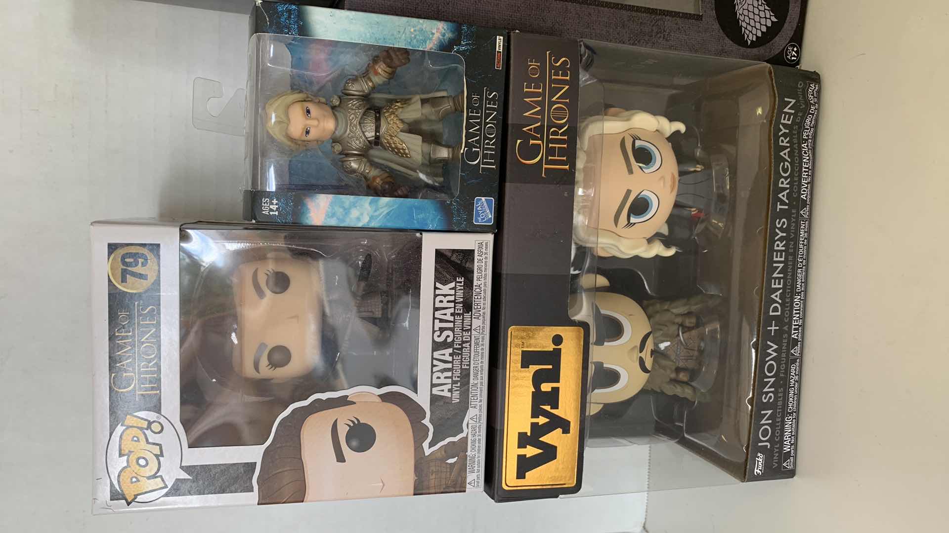 Photo 1 of GAME OF THRONES FIGURES AND FUNKO POP