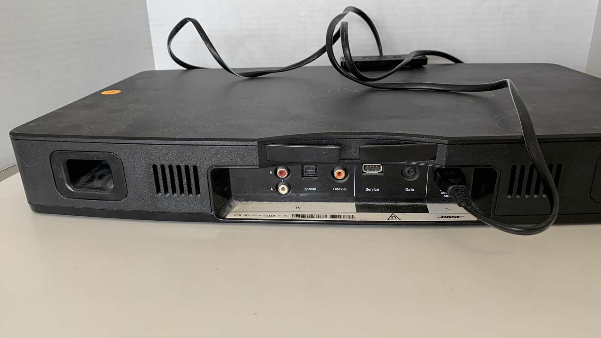 Photo 3 of BOSE TELEVISION SOUND BAR WITH REMOTE AND RCA HACK INPUTS
