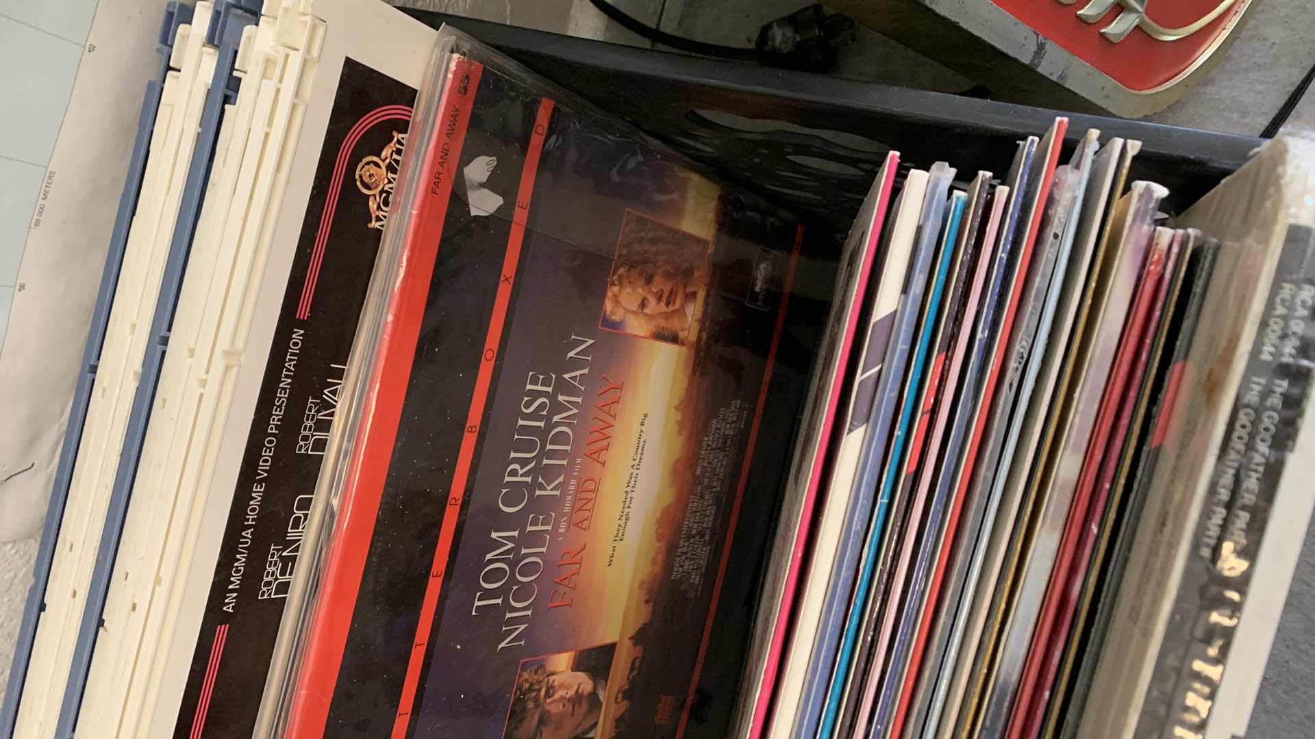 Photo 1 of BIN FULL OF LASERDISCS