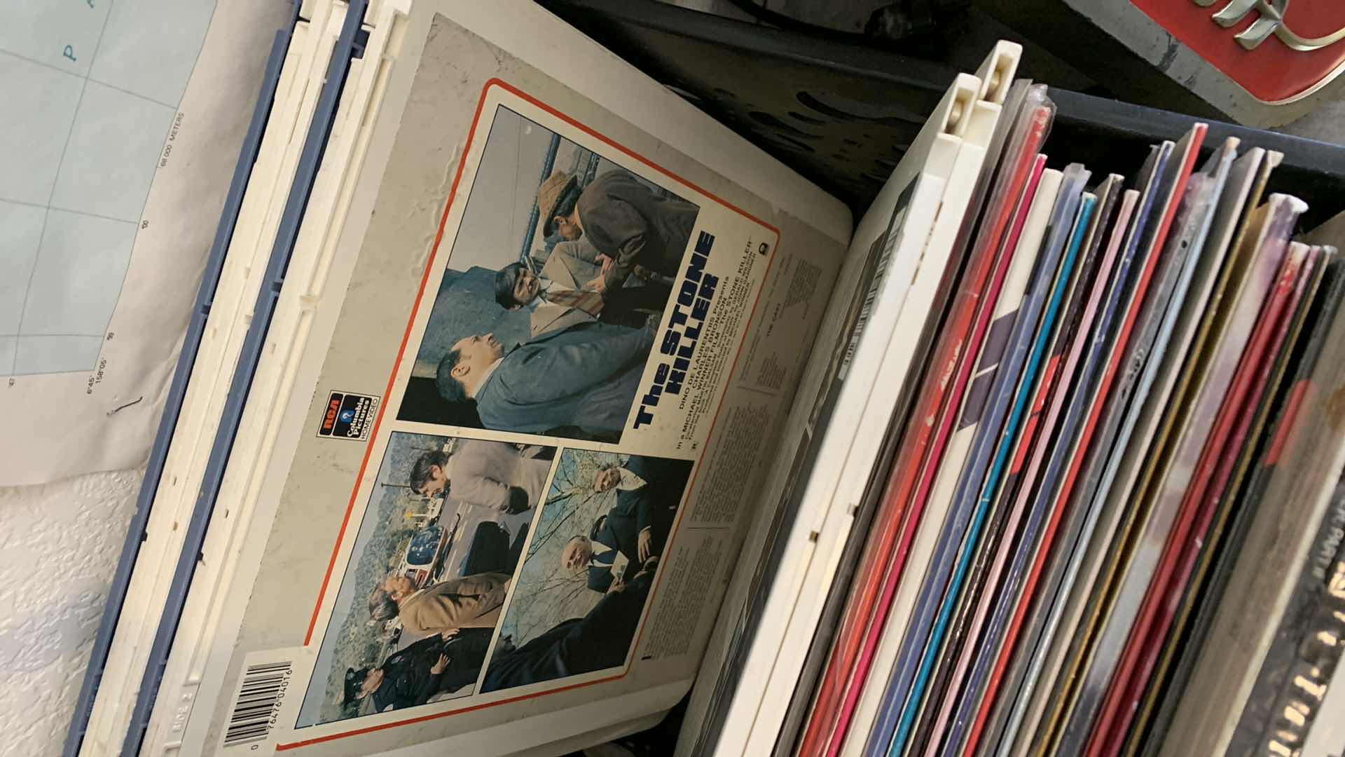 Photo 1 of BIN FULL OF LASERDISCS