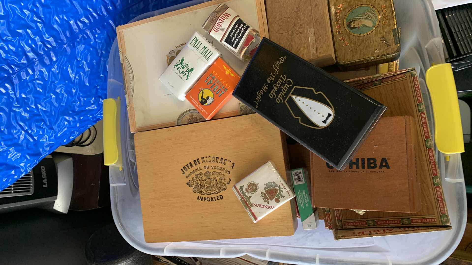 Photo 1 of BIN FULL OF CIGAR CASES