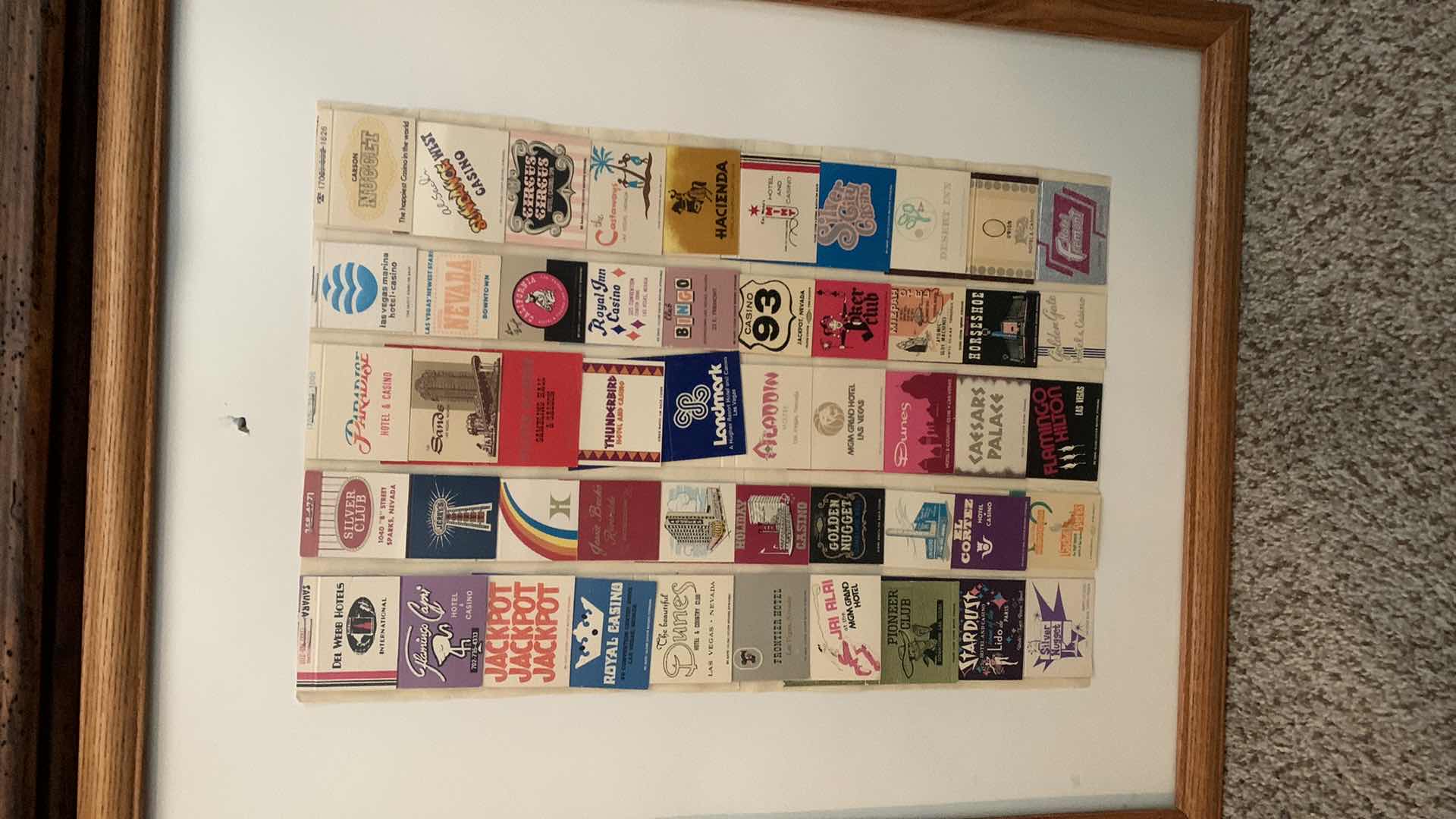 Photo 1 of LAS VEGAS VINTAGE MATCH BOOK CASES