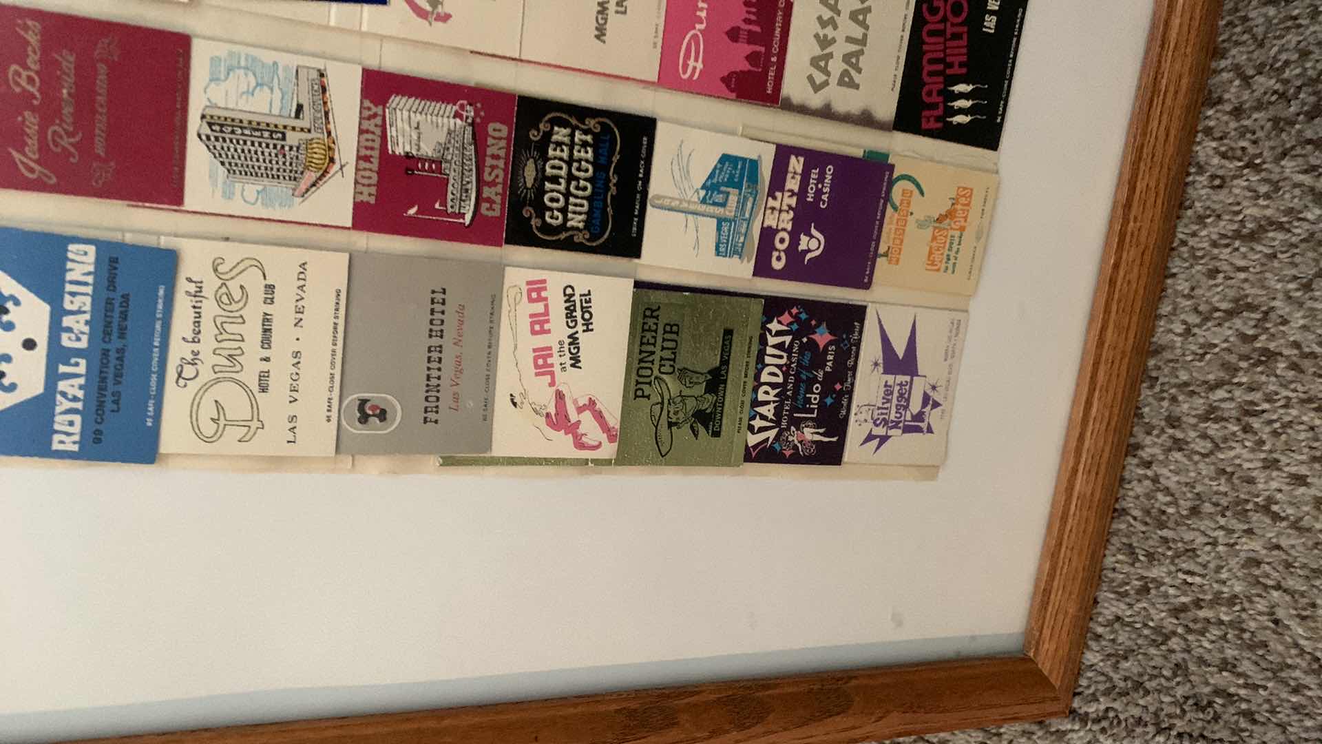 Photo 3 of LAS VEGAS VINTAGE MATCH BOOK CASES