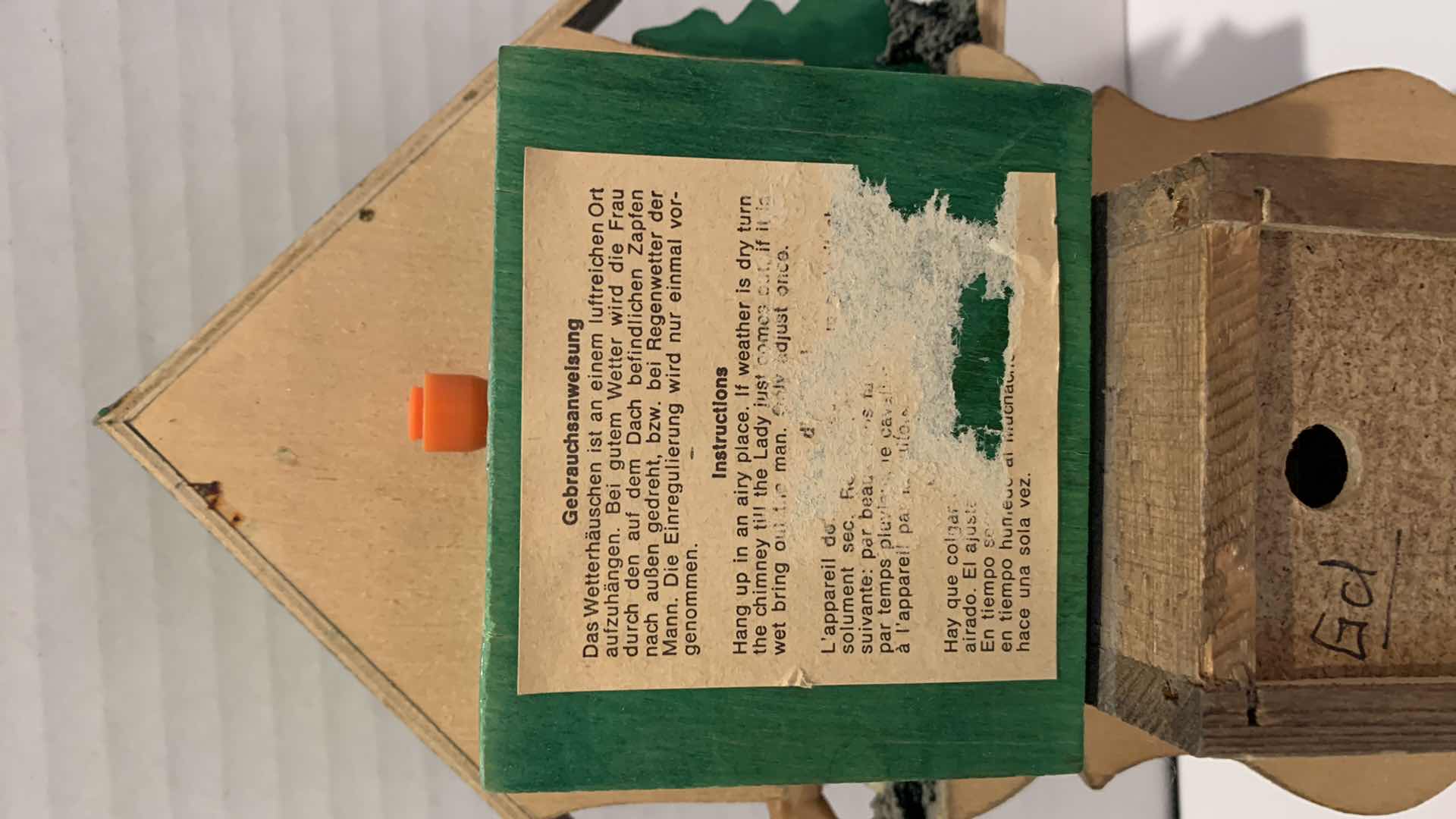 Photo 1 of GERMAN WALL CLOCK