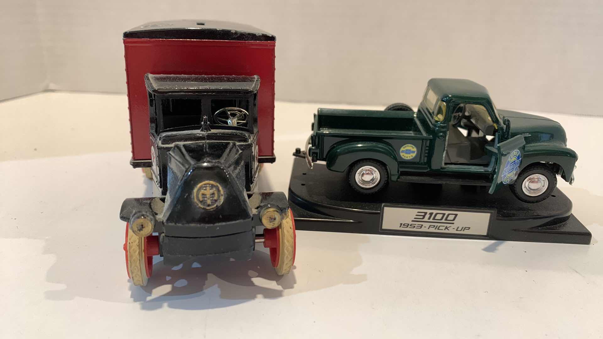 Photo 1 of 2 COLLECTABLE CARS 1925 BUL DOG. AND 53 CHEVROLET PICKUP