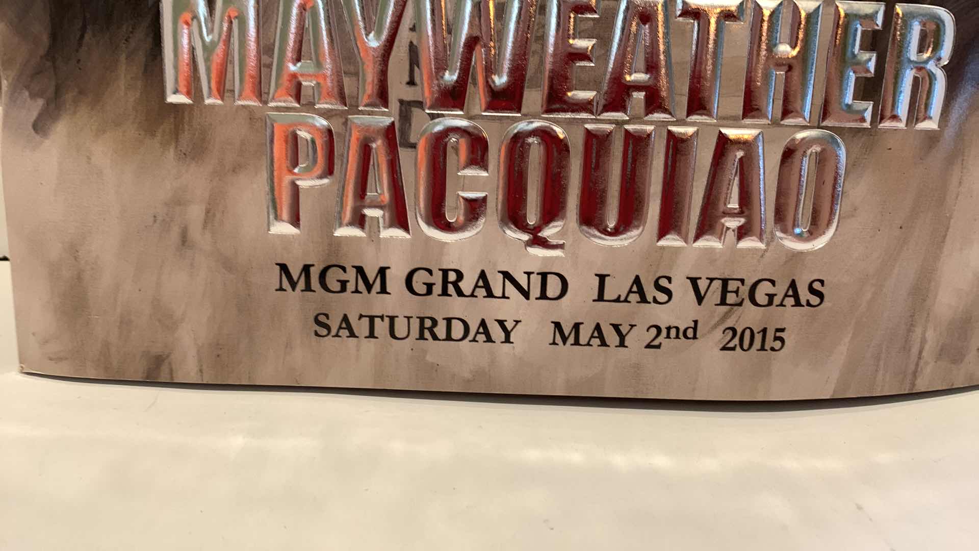 Photo 1 of BOXING 2015 OFFICIAL PROGRAM MAYWEATHER VERSUS PACQUIAO 2015