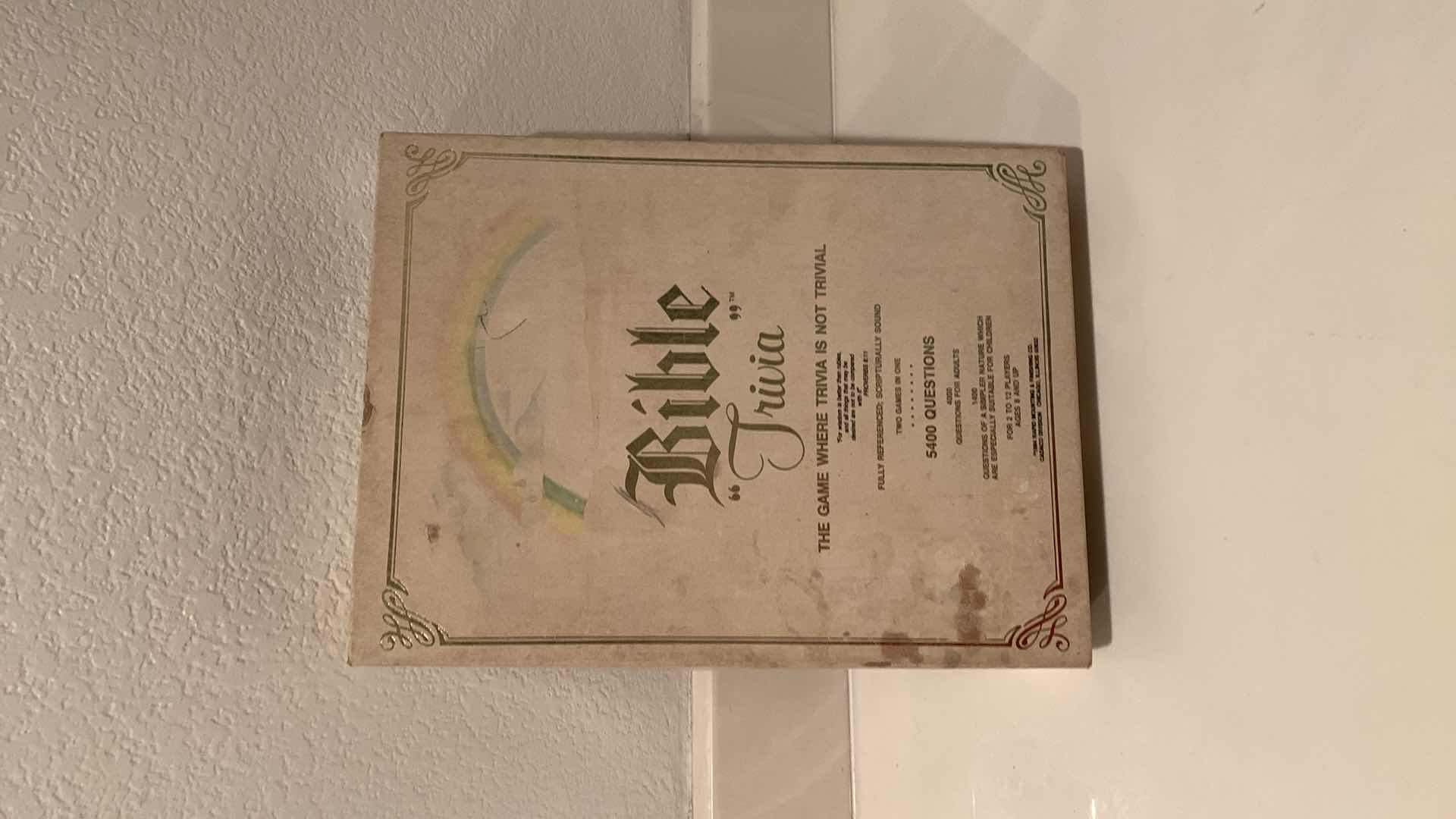 Photo 1 of BIBLE TRIVIA BOARD GAME