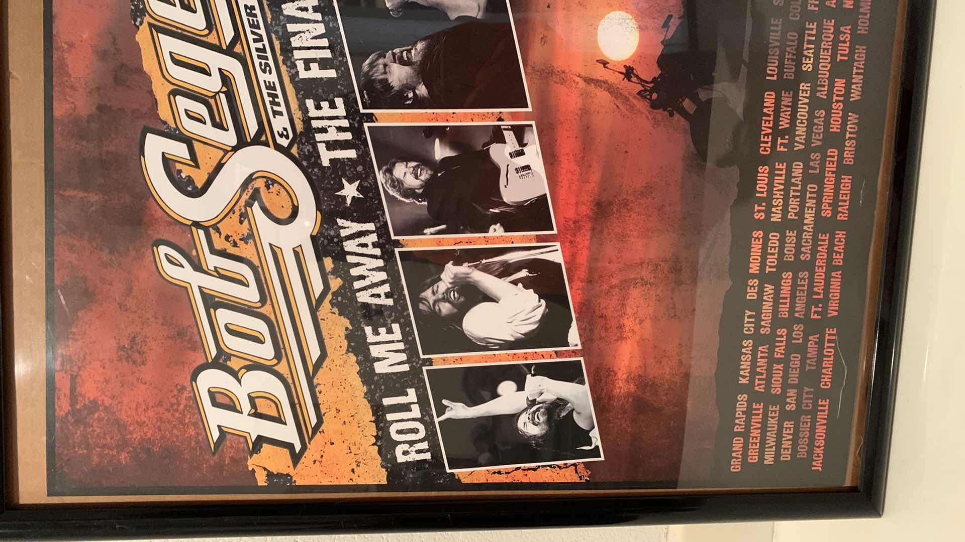 Photo 1 of BOB SEGER ROLL ME AWAY THE FINAL TOUR POSTER