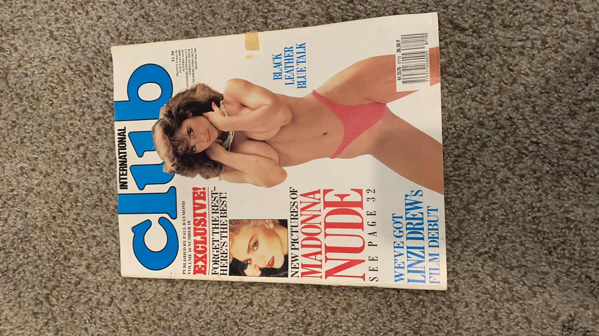 Photo 1 of CLUB INTERNATIONAL MAGAZINE MADONNA NUDE