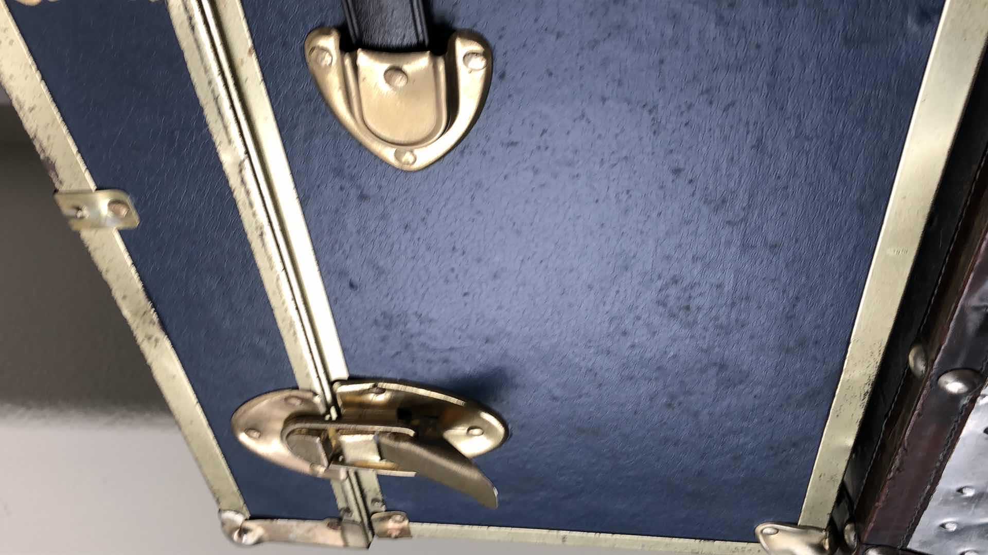 Photo 1 of BLUE COLOR STORAGE TRUNK 30”x12”x16”