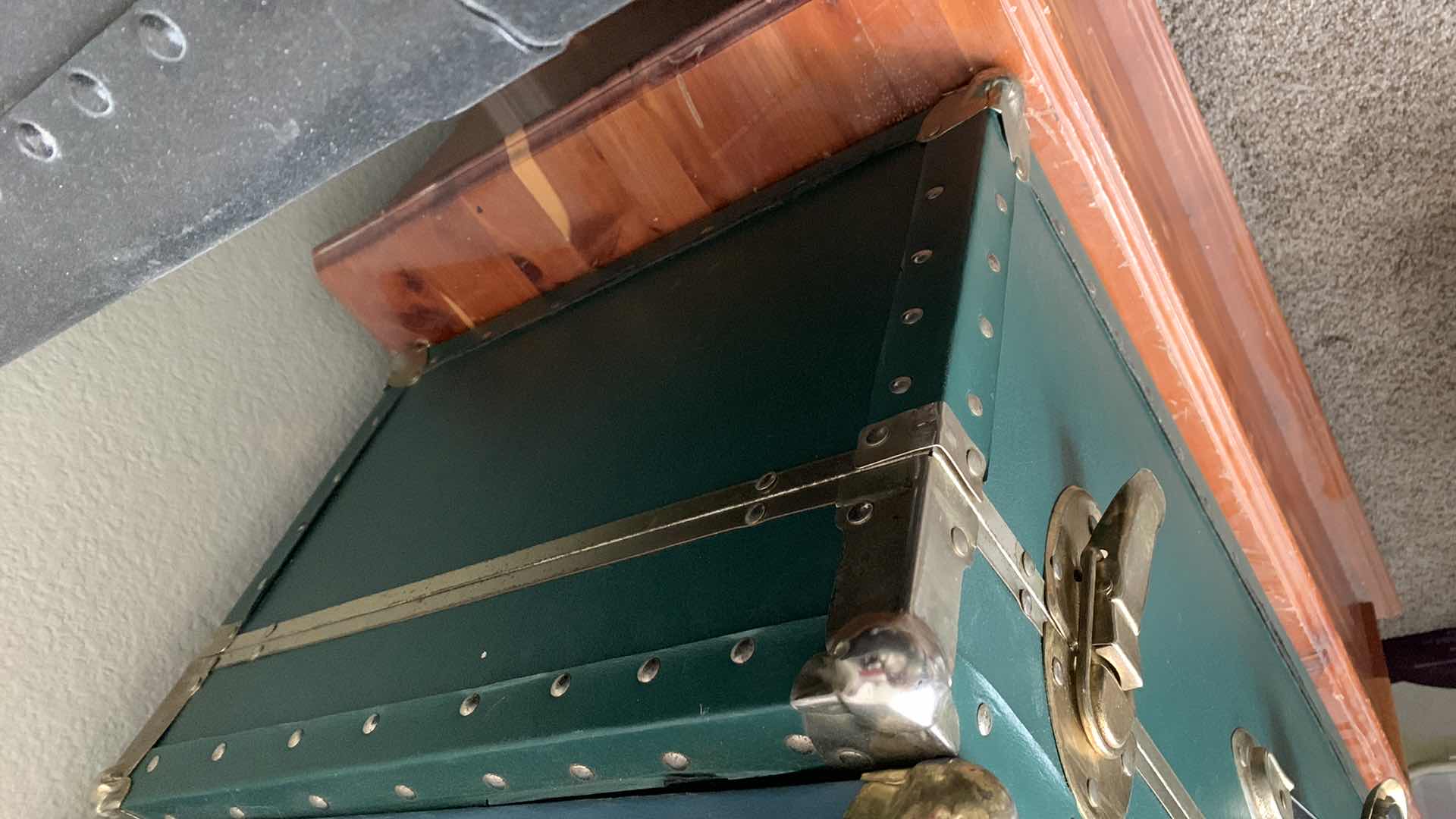 Photo 1 of GREEN COLOR STORAGE TRUNK 30”x120x15”