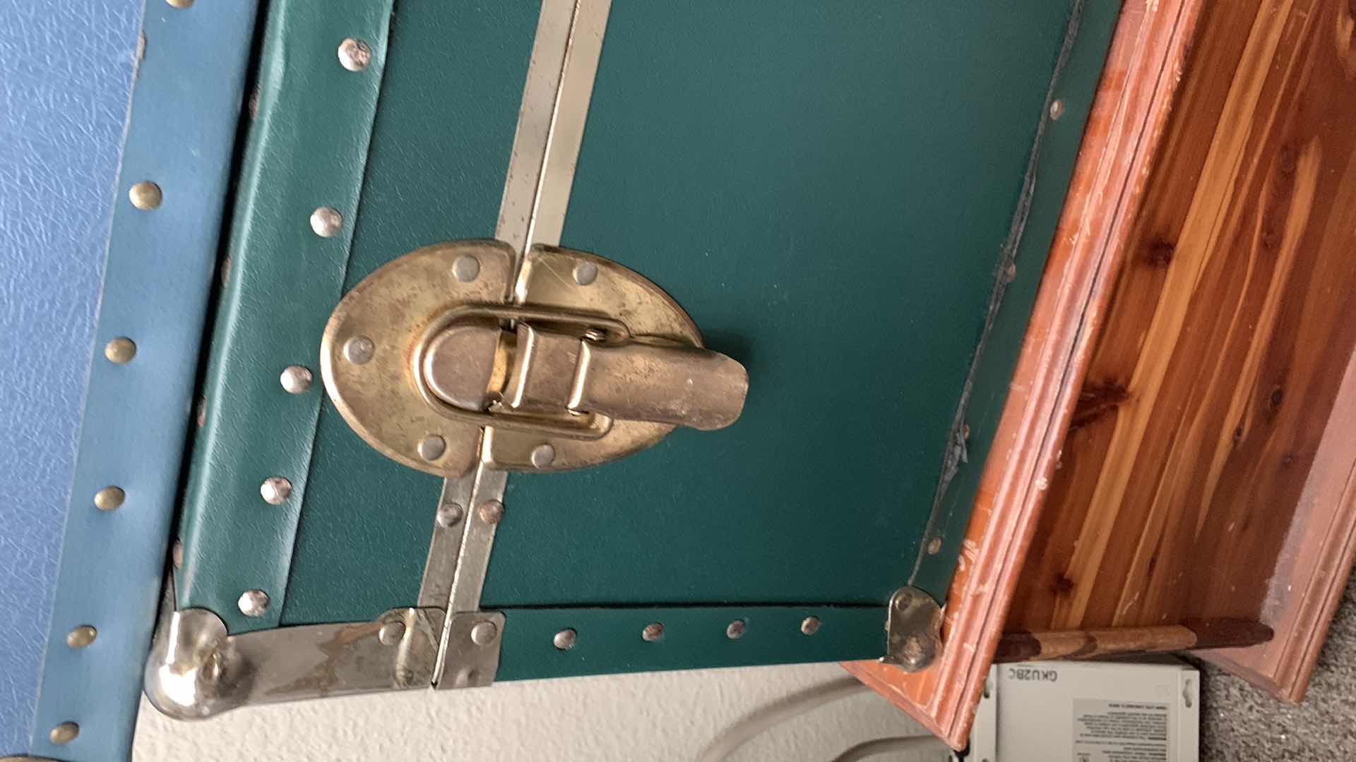 Photo 1 of GREEN COLOR STORAGE TRUNK 30”x120x15”