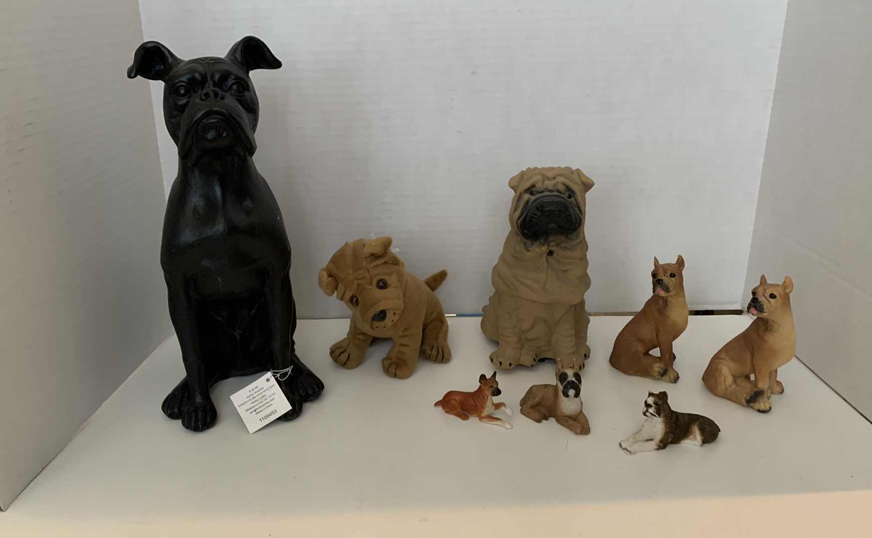 Photo 1 of 8 PCS BOXER DOG FIGURES