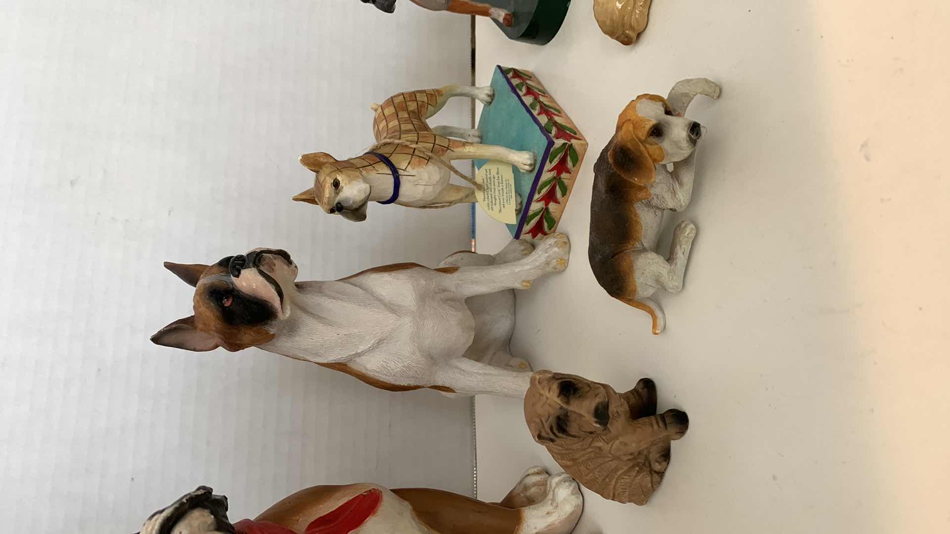 Photo 1 of 8 PCS BOXER DOG FIGURES