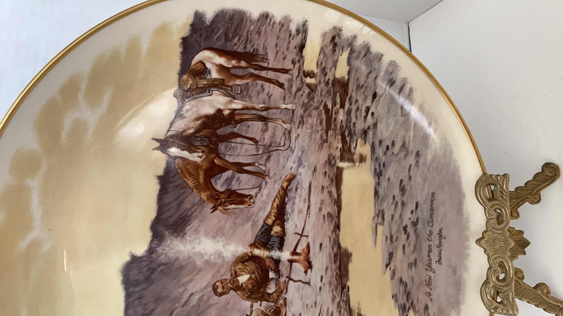 Photo 3 of FREDERIC REMINGTON WEST AMERICAN PLATE